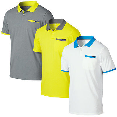 26% OFF RRP Oakley Golf Mens Myers Short Sleeve Performance Tech Polo Shirt