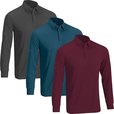 60% OFF Mizuno Breath Thermo Fabric Mens Performane Longsleeve Golf Polo Shirt
