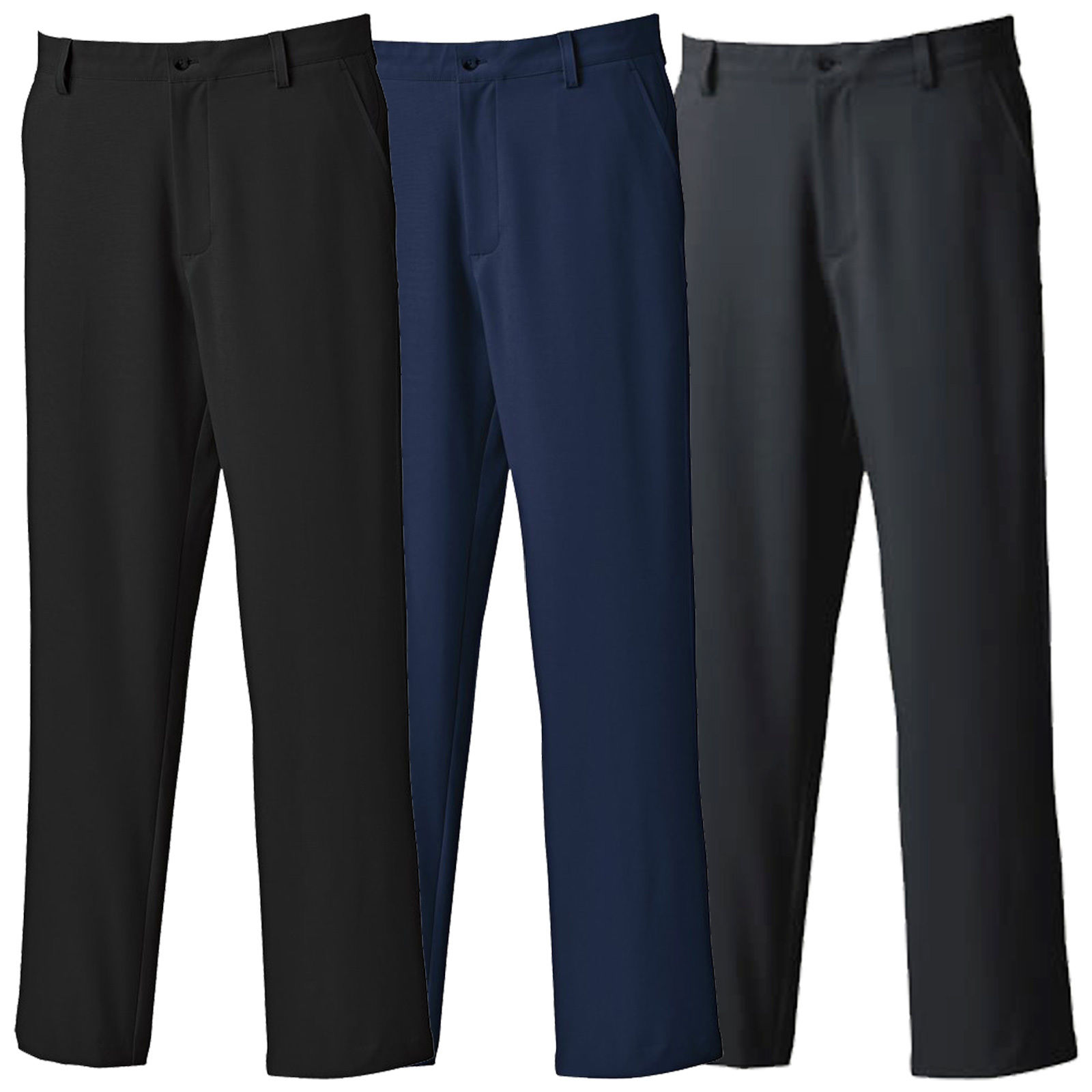 FOOTJOY MENS CLASSIC GOLF TROUSERS - NEW ESSENTIAL PERFORMANCE STRAIGHT ...