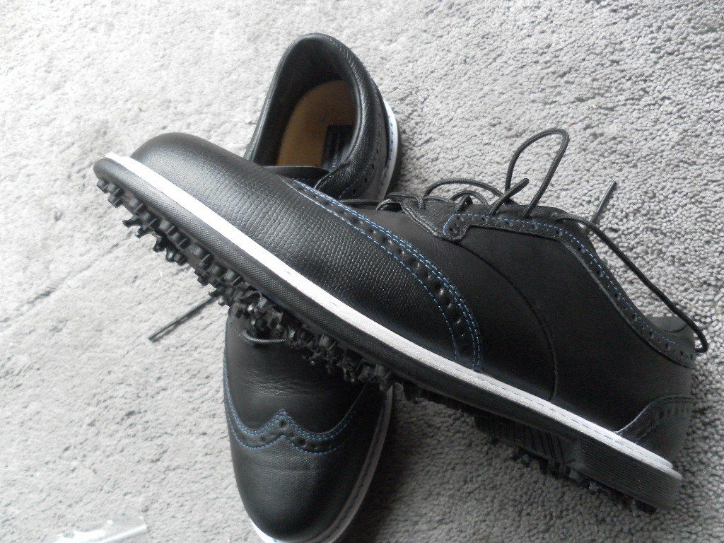 Ashworth Leucadia Tour pebble golf shoes Black with blue/white detail size 8.5 - Image 3