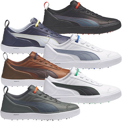 New Puma Golf Mens Monolite Waterproof Spikeless Leather Sport Lite Tour Shoes