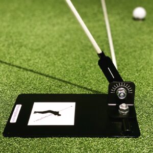 The Swing Plate Golf Training Practice Aid Alignment Stick Holder (Base only)