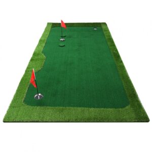 Indoor Golfs Putting Practicing Putter Simulator Training Mat 150x300cm