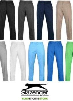 NEW Slazenger Mens Golf Trousers Regular Fit Sport Casual Pants Bottoms