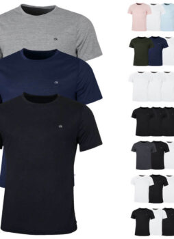 Calvin Klein Mens 2021 3-Pack CK Breathable Crew Performance T-Shirt