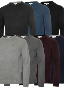 Calvin Klein Mens 2021 Knit Crew Neck Cotton CK Golf Sweater 36% OFF RRP