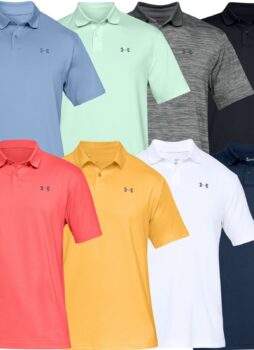 UNDER ARMOUR 2021 PERFORMANCE MENS GOLF POLO SHIRT 2.0 SMOOTH STRETCH