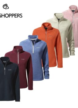 Craghoppers Womens Moira Fleece Half Zip Pullover Sweater Jumper Ladies Golf