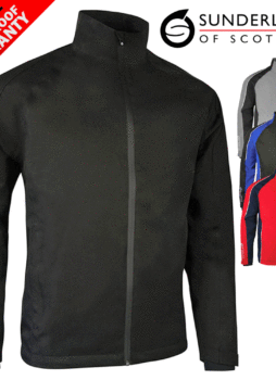 SUNDERLAND VANCOUVER PRO MENS LIFETIME WATERPROOF GOLF JACKET / 2021 MODEL