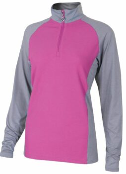 Island Green Golf Ladies Quick Dry Raglan Breathable Long Sleeve Top Mid Layer