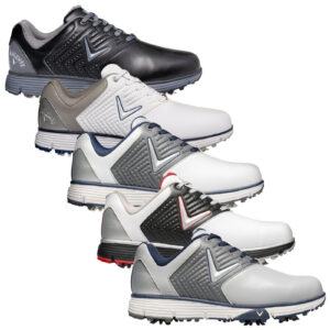 Callaway Mens Mulligan S Golf Shoes Lightweight Waterproof Spiked Leather