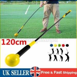 48" Golf Swing Aid Trainer Practice Power Strength Tempo Flex Training Indoor