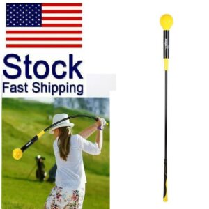 48" Golf Swing Aid Trainer Warm-Up Stick Practice Power Strength Tempo Training