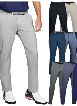 2021 Under Armour Mens EU Performance Slim Stretch Tapered Golf Trousers Pants