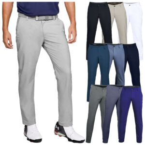 2021 Under Armour Mens EU Performance Slim Stretch Tapered Golf Trousers Pants