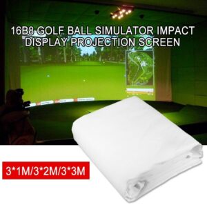 Indoor Fantastic Golf Ball Simulator Impact Display Projection Screen 3Tyes UK