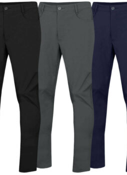 Calvin Klein Mens 2021 Tech Slim Fit Lightweight Golf Trousers 48% OFF RRP