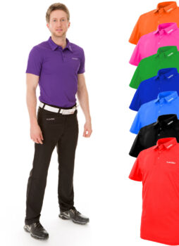 FUNKTION GOLF Mens Plain X-treme Performance Polo Shirt
