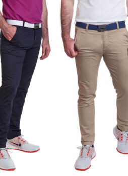 Dwyers & Co Mens 2021 Titanium Chino 2 Stretch Golf Trousers 40% OFF RRP