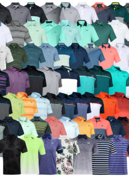 2021 Under Armour Mens Playoff 2.0 Polo Shirt UA Golf Short Sleeve Tennis Top