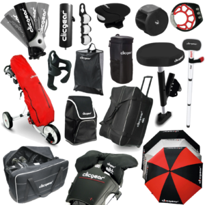 CLICGEAR GOLF TROLLEY ACCESSORIES - FITS CLICGEAR 1.0, 2.0, 3.0 & 3.5 TROLLEYS