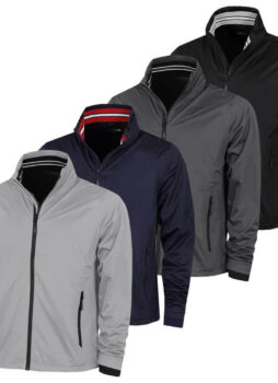 Calvin Klein Mens 2021 Collar Detail Waterproof Stretch Golf Jacket 32% OFF RRP