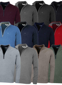 Calvin Klein Mens 2021 Knit Cotton 1/2 Zip CK Golf Sweater 25% OFF RRP