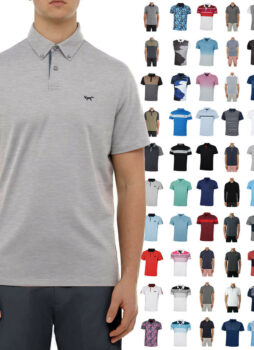 Wolsey Mens CLEARANCE Temperature Regulating Pique Polo Shirts UP TO 84% OFF RRP