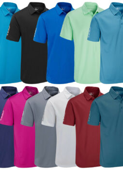 2021 Stuburt Mens Sport Tech Polo Shirt - Golf Performance Top Plain DRI-Back