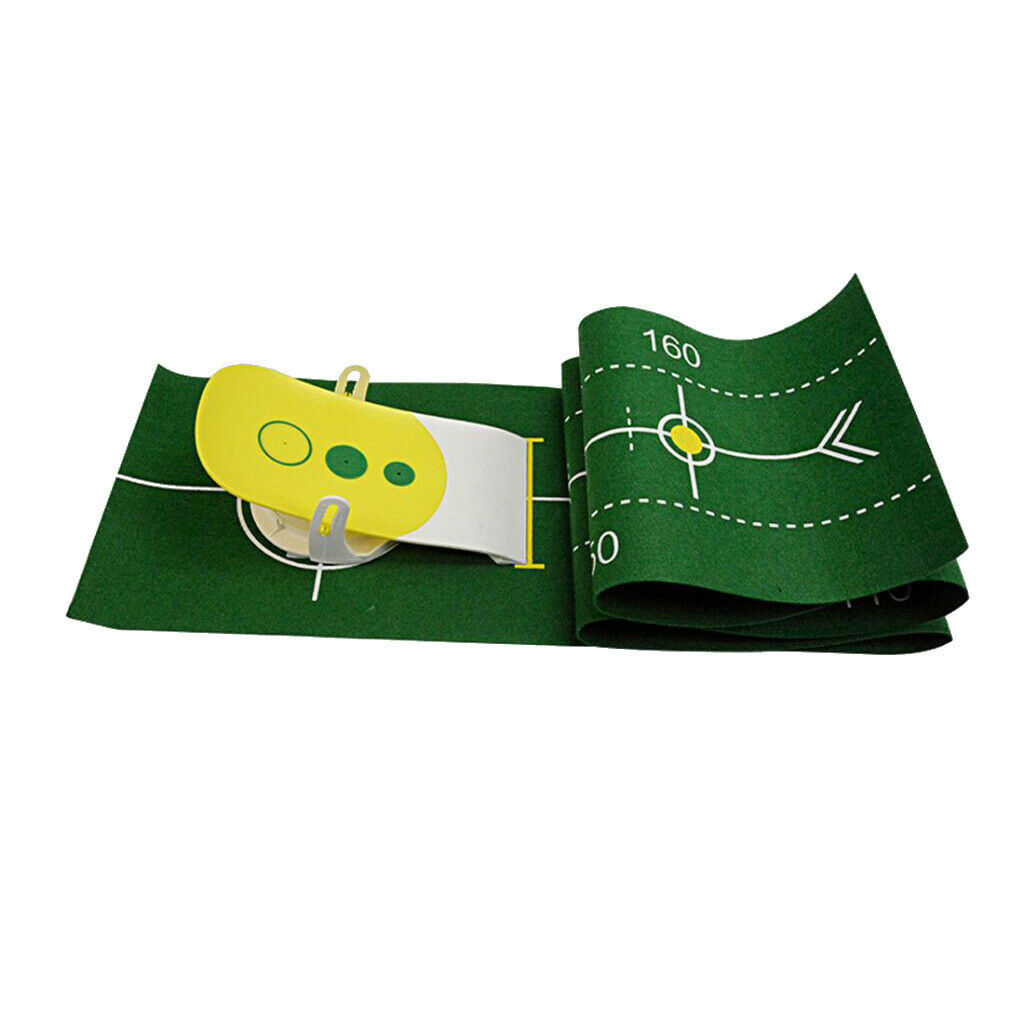 Mini Compact Golf Putt Trainer Set Accurate Training Aid for Indoor Practice