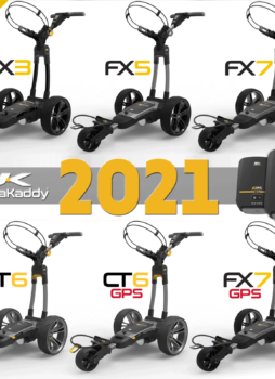 POWAKADDY 2021 ELECTRIC GOLF TROLLEY RANGE FX3, FX5, FX7, FX7 GPS, CT6 & CT6 GPS