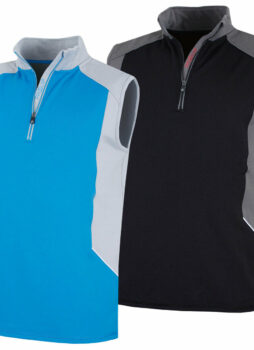 Proquip Mens Hurricane Fleece Windproof 1/4 Zip Gilet Vest 56% OFF RRP