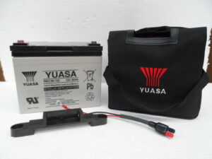 YUASA REC36-12 36AH 36 HOLE BATTERY FOR POWAKADDY MOTOCADDY GOLF TROLLEY YPC33