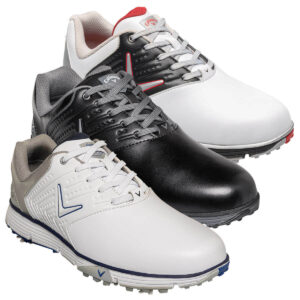 Callaway Golf Mens Chev Mulligan Waterproof Leather Golf Shoes 29% OFF RRP
