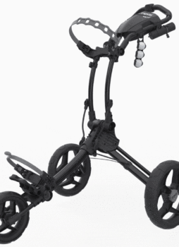 Clicgear Rovic RV1C Golf Push Trolley - Charcoal 3 Wheel Compact New 2021 Cart