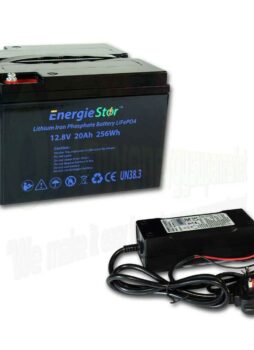 18 27 36 Hole Lithium 20Ah LiFePo4 12V Golf Trolley Battery Pack, Charger