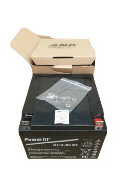 EXIDE POW 12V 26AH (Replace 24AH 28AH) AGM/GEL BATTERY for 27 HOLES GOLF TROLLEY