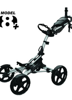 Clicgear 8.0+ 4 Wheel Push Golf Trolley Silver