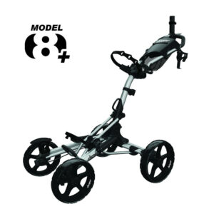 Clicgear 8.0+ 4 Wheel Push Golf Trolley Silver