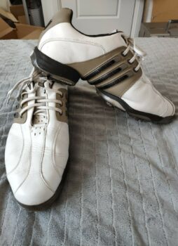 ADIDAS Tour 360 Traxion 3D Fit Foam White Golf Shoes Size UK 11 - Free P&P