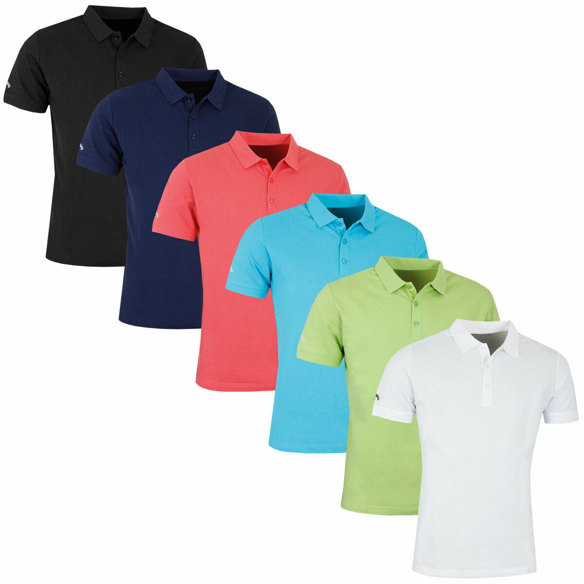 Callaway Golf Mens Cotton Pique Opti-Dri Polo Shirt 49% OFF RRP - Golf ...
