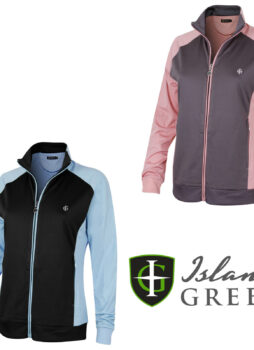 Island Green Womens Golf Full Zip Warm Layer Winter Longsleeve IGLTOP1683